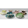 Image 1 : 6 ASST MATCHING BONE CHINA CUPS & SAUCERS