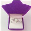 Image 4 : JP933-131 1.25CT SILVER MOISSANITE SIZE 10 RING