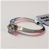 Image 3 : JP933-102 0.8CT SILVER MOISANITE SIZE 6.5 RING