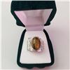 Image 4 : JP993-114 6.15CT SILVER TIGER EYE SIZE 8 RING