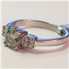 Image 3 : JP933-105 1.4CT SILVER MOISSANITE SIZE 10 RING