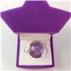 Image 4 : JP933-134 8.3CT SILVER AMETHYST SIZE 9.5 RING