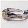 Image 3 : JP933-135 2.46CT SILVER MOISSANITE SIZE 10 RING