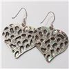 Image 3 : JP933-125 SILVER HEART DESIGNED EARRINGS