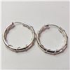 Image 1 : JP933-136 SILVER HOOP EARRINGS