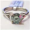 Image 2 : JP933-1431.7CT SILVER MOISSANITE SIZE 10 RING