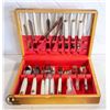 Image 1 : FLATWARE IN CANTEEN- 40 PIECES