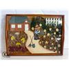 Image 1 : VINTAGE GLASS FRAMED GARDENING TRAY
