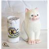 Image 1 : CERAMIC KITTY CAT SAVINGS PIGGY COIN MONEY