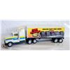 Image 1 : NYLINT 1/8 SCALE SEMI TRUCK/TRAILER MODEL