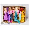 Image 1 : BOX OF 8 BARBIE DOLLS