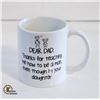 Image 1 : NEW 11OZ COFFE MUG WITH DAD SLOGAN DESIGN