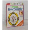 Image 1 : NEW STAINED GLASS FLORAL SUN CATCHER