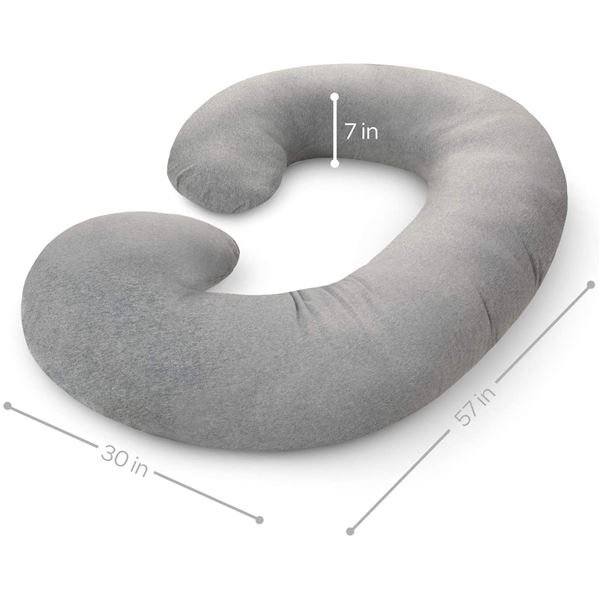 BRAND NEW CSHAPE MATERNITY PILLOW, GREY, PHARMADOC