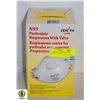 N95 PARTICULATOR RESPIRATOR WITH VALVE NEW