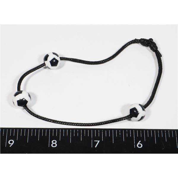 NEW SOCCER BALL DESIGN ADJUSTABLE BRACELET