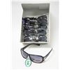 6 PAIRS OF BLACK DESIGNER SUNGLASSES