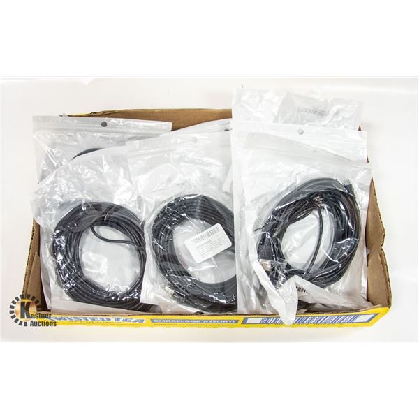 FLAT OF 25FT GAME CONTROLLER POWER WIRES