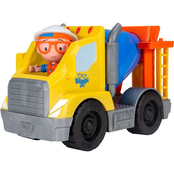 NEW BLIPPI CEMENT TRUCK PLAY SET WITH FIGURE AND