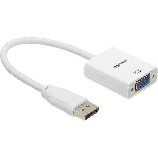 NEW AMAZON BASICS 5 PACK OF DISPLAY/PORT TO VGA