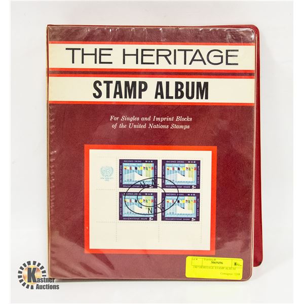 1967 HERITAGE STAMP ALBUM