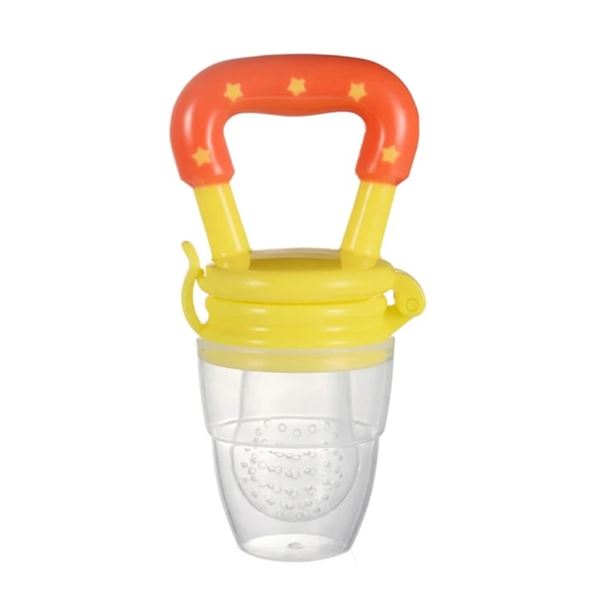 NEW BABY FRUIT FEEDER INSTANT TEETHING TOY-YELLOW