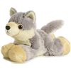 NEW AURORA MINI FLOPSIE WOOLSEY WOLF 8 INCHES