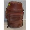 Image 1 : 13 PCS OF 12" ROUND PLANTERNS POTS FOR