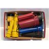 ASSORTED FLASHLIGHTS 6 PCS