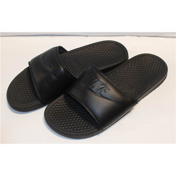 PAIR OF BLACK NIKE SANDALS - MEN'S SIZE 10