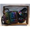 Image 1 : FLAT WITH JUSTICE RAINBOW SPARKLE BACKPACK