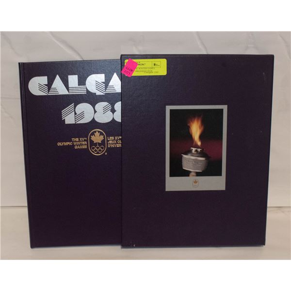 THE OLYMPIC WINTER GAMES CALGARY 1988 HARDCOVER