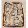 Image 1 : DECORATIVE VINTAGE PORCELAIN- BOX LOT