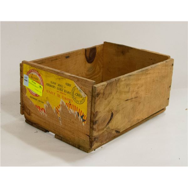 VINTAGE ORANGE CRATE