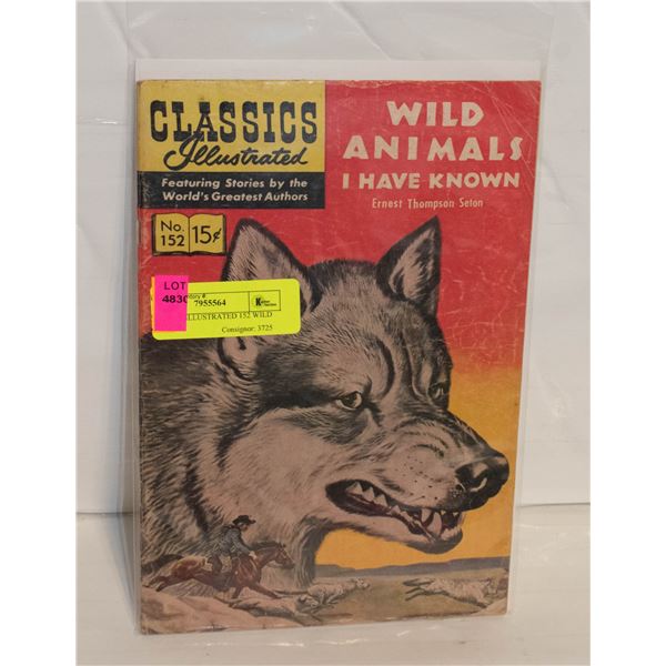 CLASSICS ILLUSTRATED 152 WILD ANIMALS