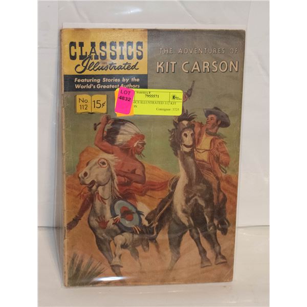 CLASSICS ILLUSTRATED 112 KIT CARSON