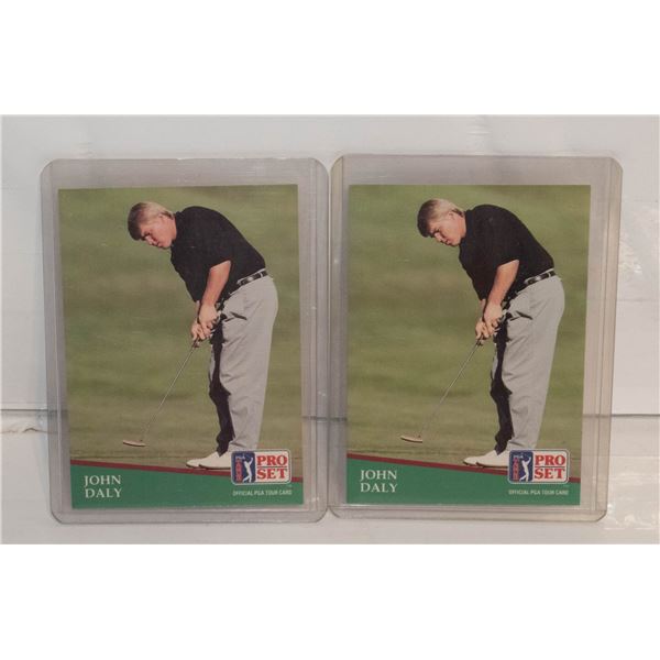 PAIR JOHN DALY GOLF ROOKIE CARDS