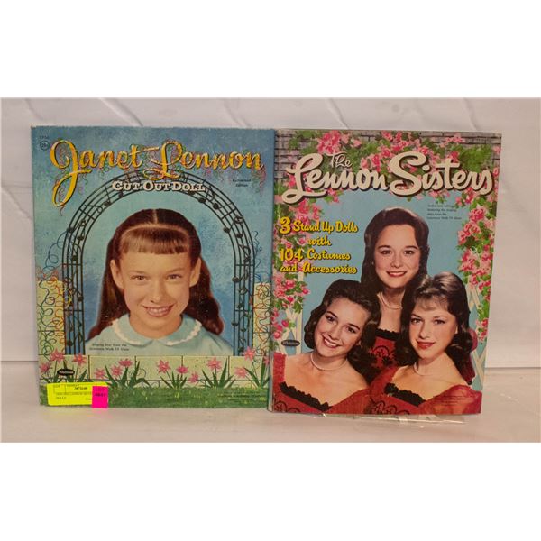 1959-1961 LENNON SISTERS CUT OUT DOLLS