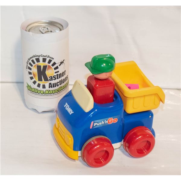 1991 PUSH AND GO TOMY TRUCK-WORKS