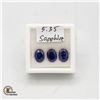 Image 2 : 5.35 CT OVAL SHAPED SAPPHIRE COLOR ENHANCED