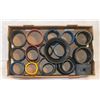 Image 1 : TRAY OF COLD AIR FILTER COUPLERS/ ADAPTERS