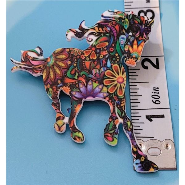 BOHO STYLE MULTI COLORED HORSE Boho style multi colored horse