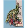 Image 1 : PEACOCK BROOCH EMBELLISHED ALL OVER