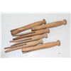 Image 1 : ANTIQUE 6 WOODEN CLOTHES PEGS