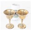 Image 1 : ANTIQUE 2 BRASS GOBLETS