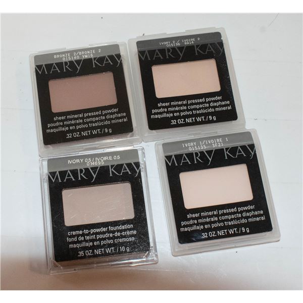 4 NEW MARY KAY PRESSED POWDER