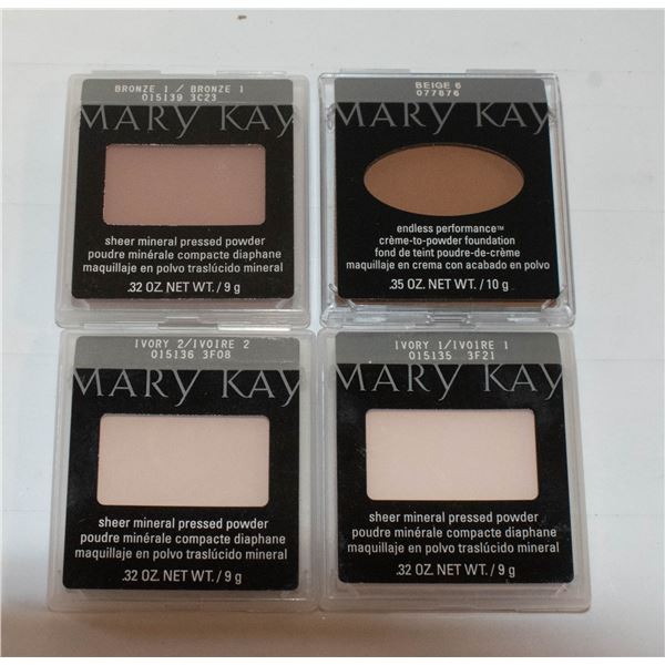 4 NEW MARY KAY PRESSED POWDER