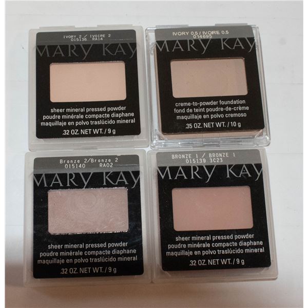 4 NEW MARY KAY PRESSED POWDER