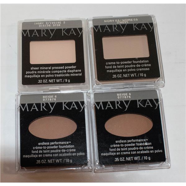 4 NEW MARY KAY PRESSED POWDER