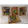 Image 1 : 4 SPIDERMAN ''COMIC'' WALL HANGINGS 12"X12"